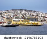 The port city of Harstad, Troms og Finnmark, Norway.