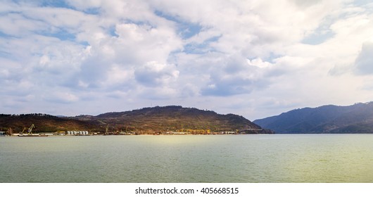 The Port City Of Orsova And The Danube River