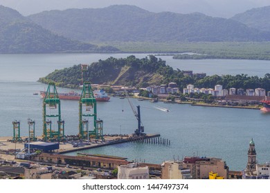 Port City Of Santos São Paulo Brazil