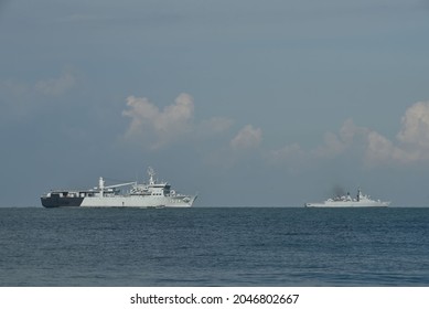 PORT DICKSON, NEGERI SEMBILAN - 22 SEPTEMBER 2021: ATM Day Show In Conjunction With The 88th Malaysian Armed Forces Celebration In Port Dickson, Malaysia.