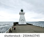 Port Dover West Pierhead Lighthouse Lake Erie Ontario Canada