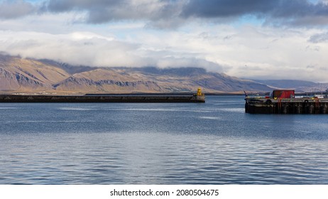 Port Entrance To Reykjavik Harbor