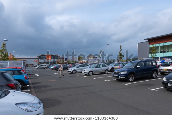 Port Glasgow, Scotland, UK\
- September 13, 2018: The new Port Glasgow Retail park situated in\
the East side of Inverclyde is now one of many new retail\
developments.