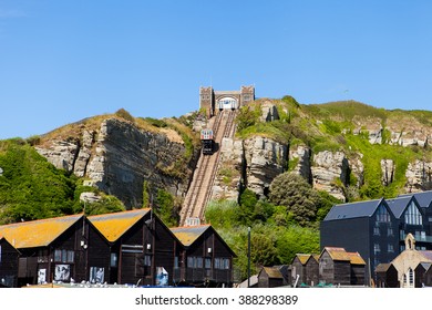 Port In Hastings, City In England