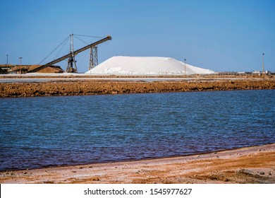 Port Headland Pilbara Region Of Western Australia, Salt Mining