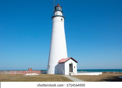 Port Huron Lighthouse Located On Banks Stock Photo 1714164505 ...