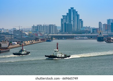 In Port Of Incheon, Korea