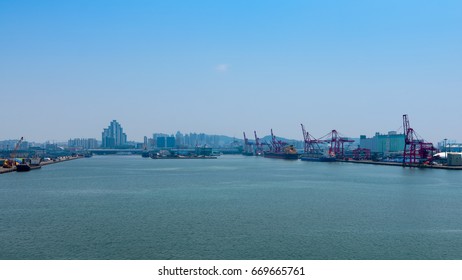 In Port Of Incheon, Korea