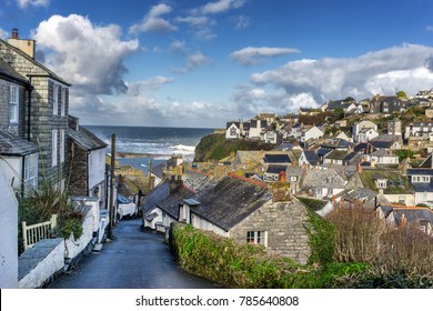 Port Issac In Cornwall On The Coast Of South West England