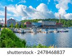 Port of Lahti and Sibelius Hall, Finland.