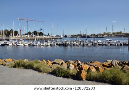 Port of Lorient, commune in the Morbihan department in Brittany in north-western France.