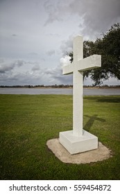 Port Neches Park Cross By River