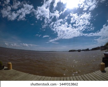 Port Of Parintins Blue Sky