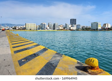 Port Of Piraeus In Athens, Greece