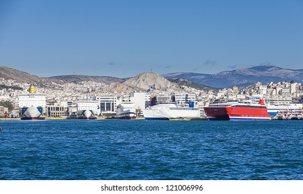 Port Of Piraeus,Greece