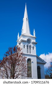Port Republic, NJ / USA - April 19 2020: St. Paul's United Methodist Church