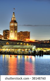 Port Of San Francisco At Night