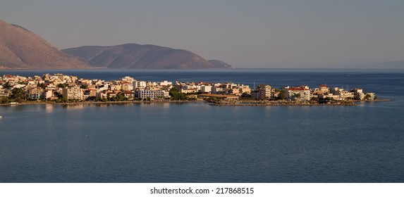 The port town of Itea, near the ancient site of Delphi, Fokida area, Greece