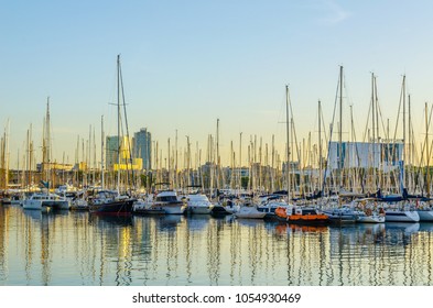 Port Vell In Barcelona, Spain
