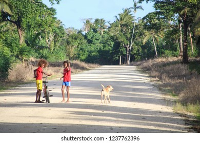 Port Vila, Efate / Vanuatu - 5.13.2017: Life Of The Locals