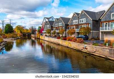 Port Washington Town View In Wisconsin Of USA