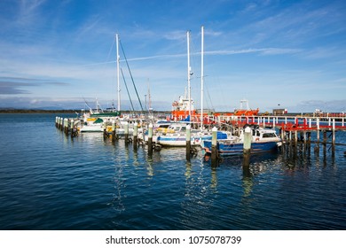 PORT WELSHPOOL, VICTORIA, AUSTRALIA - The Scenic Port Welshpool Boat Marina Is In Corner Inlet In South Gippsland, In The Lee Of The Renowned Wilsons Promontory National Park.