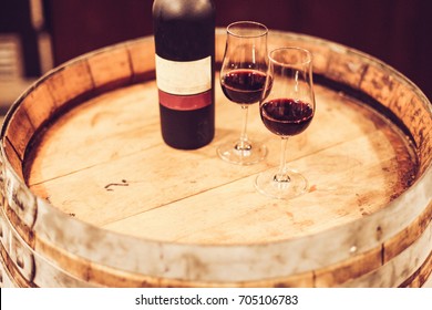 Port Wine On Barrel