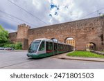 Porta Maggiore view in Rome City of Italy