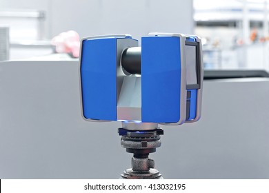 Portable 3d Laser Scanner At Tripod