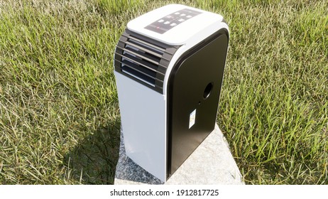 Portable air conditioner rendered in 3D.
The air conditioner is an incredibly useful device in any home, especially one with both heating and cooling function. 