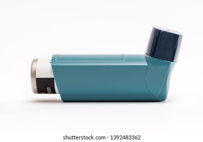 Portable Asthma Inhaler Isolated On White Stock Photo 1392483362 ...