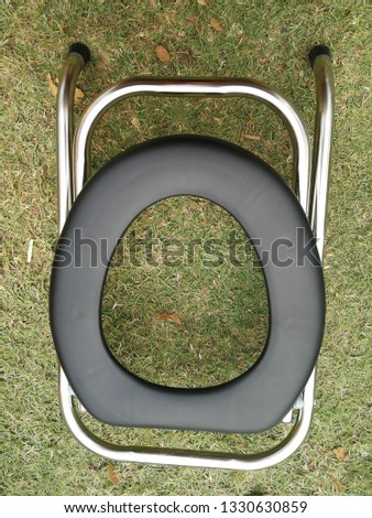Portable Chair Toilet for using in Camping