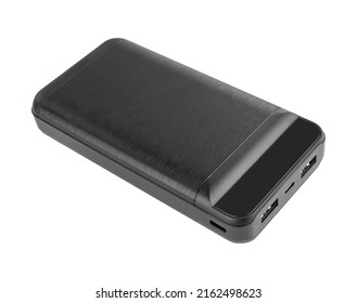 Portable Charger For Phone, Gadget For Phone Tablet, Isolated On White Background