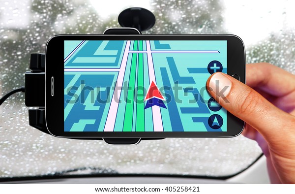 portable device for
navigation of car