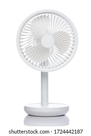 Portable Fan On White Background