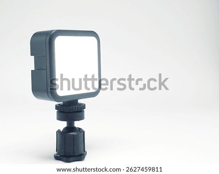 Portable LED Light for Camera on white background