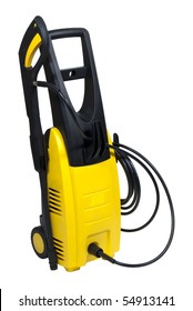 Portable Pressure Washer Isolated Over White Background