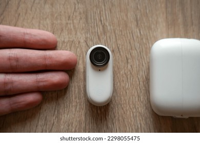 portable small camera with its case