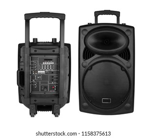 Portable Speaker Isolated On A White Background