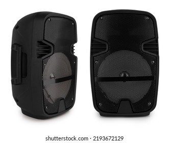 Portable Speaker Isolated On A White Background