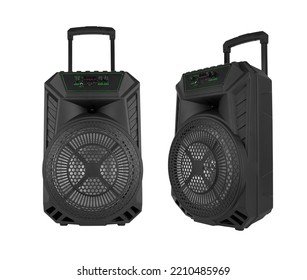 Portable Speaker Isolated On A White Background