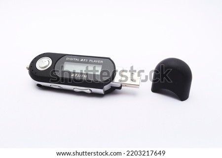 portable usb mp3 player, a small gadget that is multifunctional, can generally be used as a music player, recording sound, and storing digital data.