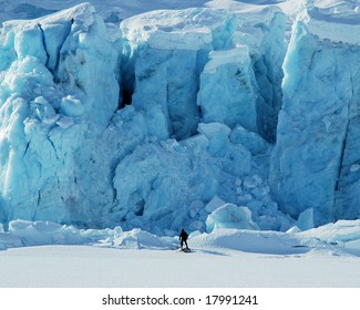 Portage Glacier In Alaska