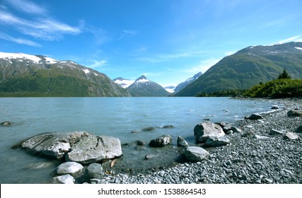 Portage Lake Near Anchorage Alaska