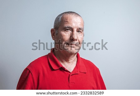a portait of an old man