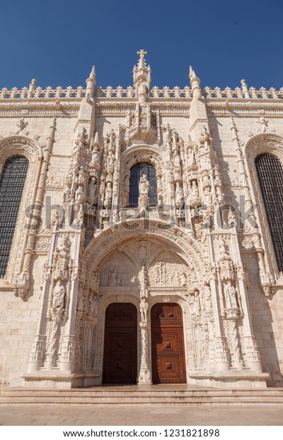 Portal Church Santa Maria De Belem Stock Photo Edit Now 1231821898