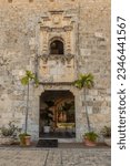 Portal of the Museum of the Royal Houses (Museo de las Casas Reales) in Santo Domingo, capital of Dominican Republic.