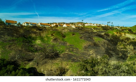 Porter Ranch California Wildfire Area Neighborhood