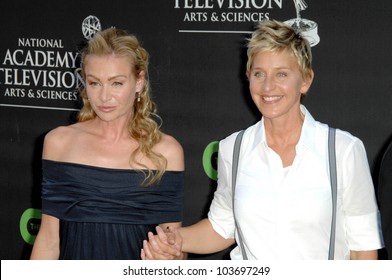 Portia de Rossi and Ellen DeGeneres  at the 36th Annual Daytime Emmy Awards. Orpheum Theatre, Los Angeles, CA. 08-30-09
