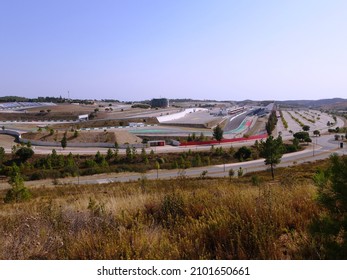 Portimao, Alentejo, Portugal - 10 14 2021 : Algarve International Racing Circuit In Portimao In Portugal